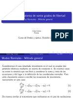 Sistemas Oscilatorios de Varios Grados de Libertad: Modos Normales - M Etodo General