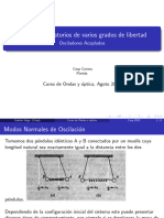 Sistemas Oscilatorios de Varios Grados de Libertad: Osciladores Acoplados