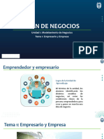 Sesion 1 - Plan de Negocios