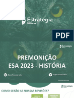 PREMONIÇÃO ESA 2023 - História