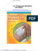 Test Bank For Therapeutic Modalities 4th Edition