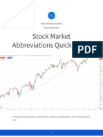 Stock Market Abbreviations Quick Guide