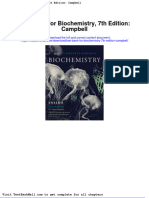 Test Bank For Biochemistry 7th Edition Campbell