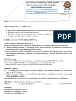 EVALUACIÓN I Trimestre, 2DO BGU Destinos y Paquetes Turísticos Nacionales e Internacionales 2023-2024