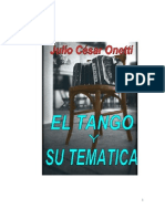 Julio Cesar Onetti - El Tango y Su Tematica Libro
