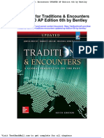 Test Bank For Traditions Encounters Updated AP Edition 6th by Bentley