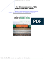 Test Bank For Microeconomics 12th Canadian Edition Mcconnell