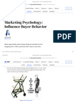 Marketing Psychology - 12 Tactics For Influencing Buyer Behavior