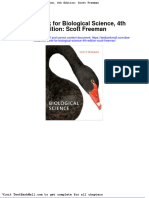 Test Bank For Biological Science 4th Edition Scott Freeman
