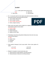 Contoh Soal Penguasaan Gambar Teknik (Listrik)