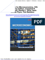 Test Bank For Microeconomics 15th Canadian Edition Campbell R Mcconnell Stanley L Brue Sean Masaki Flynn Tom Barbiero