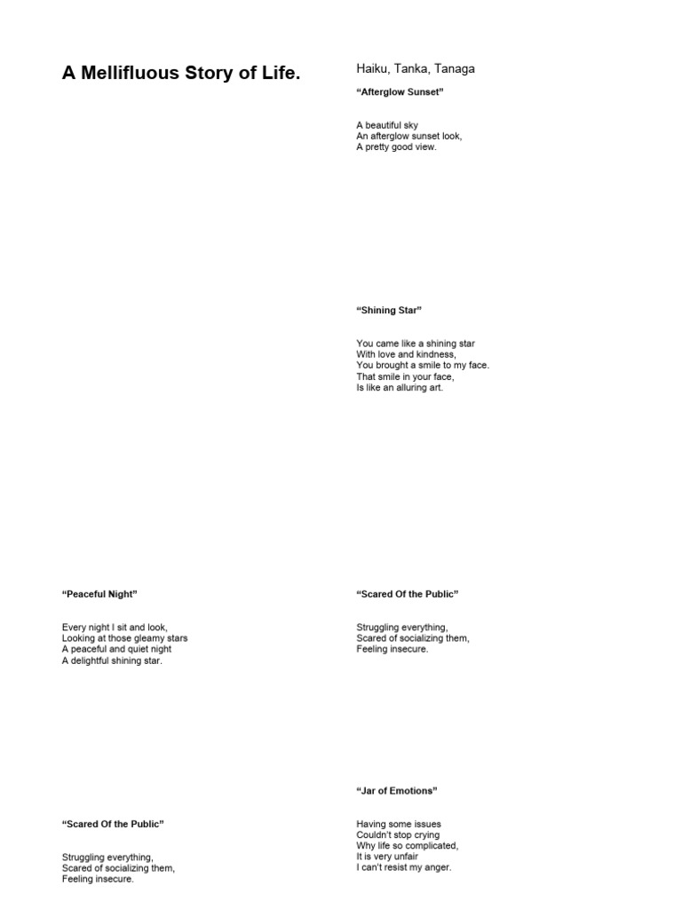 A mellifluous story of life pdf