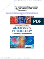 Test Bank For Understanding Anatomy Physiology 3rd Edition Gale Sloan Thompson