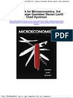 Test Bank For Microeconomics 3rd Edition Austan Goolsbee Steven Levitt Chad Syverson