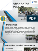 Tawuran Antar Pelajar Power Point