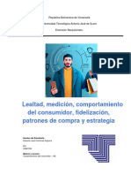 Lealtad, Medición, Comportamiento Del Consumidor, Fidelización, Patrones de Compra y Estrategia