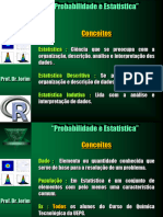 Probabilidade e Estatística - 01 - 27-09-2021