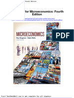 Test Bank For Microeconomics Fourth Edition