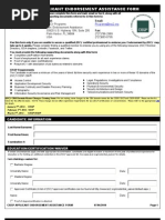 Endorsment Assistance Form