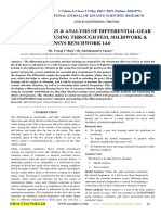 Modeling, Design & Analysis of Differential Gear