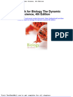 Test Bank For Biology The Dynamic Science 4th Edition