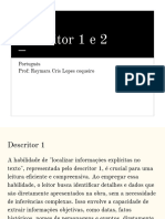 Descritor 1 e 2