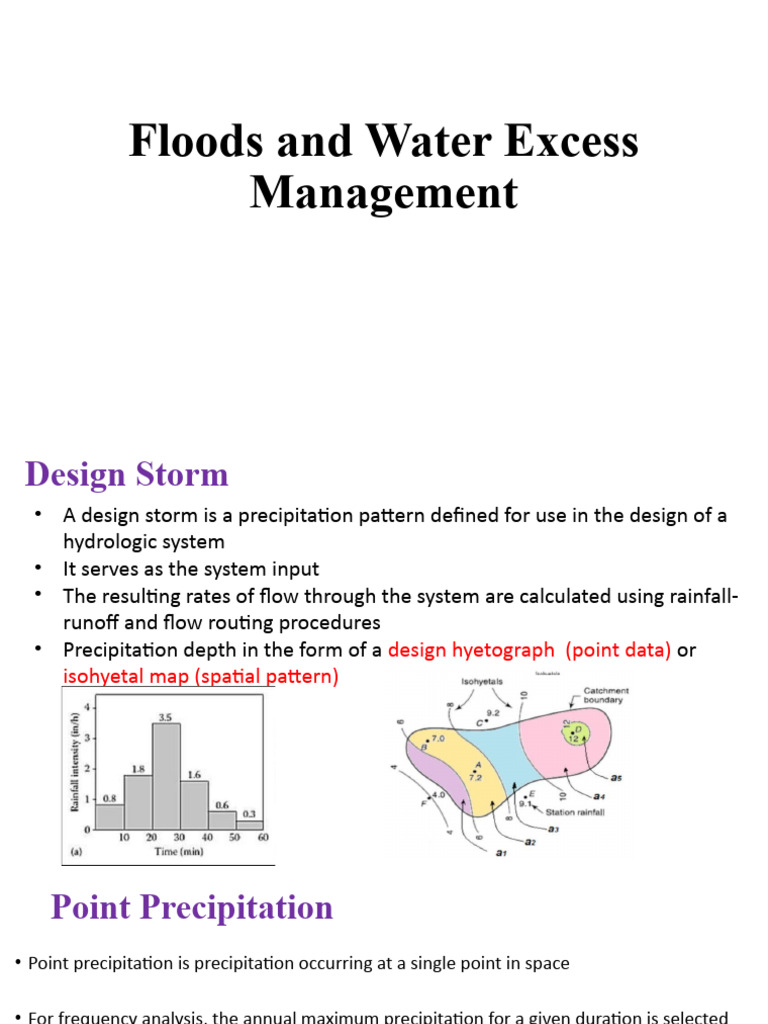 Flood Management and Design Storms Guide | PDF | Drainage Basin ...