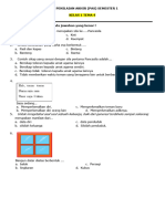 Soal PAS Kelas 1 Sem 1 - TEMA 4 