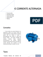 MOTORES DE CORRENTE ALTERNADA