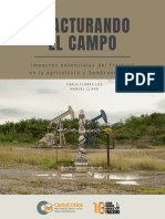 Fracturando El Campo Impactos Potenciales Del Fracking en La Agricultura y Sembrando Vida