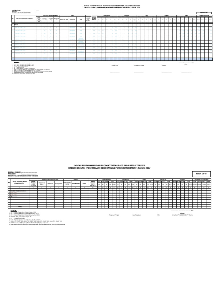 II. Form IP Dan Produktivitas Tingkat Tersier | PDF