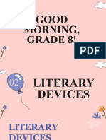 Grade 8 - Literary Devices