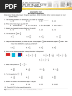 Grade 6 Diagnostic Test