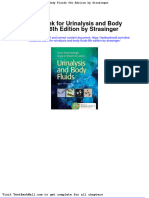 Test Bank For Urinalysis and Body Fluids 6th Edition by Strasinger