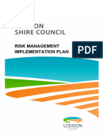 Risk Management Implementation Plan