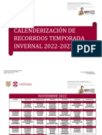 Recorridos Temporada Invernalk 2022-2023