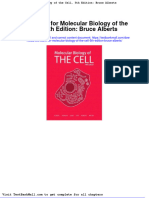 Test Bank For Molecular Biology of The Cell 5th Edition Bruce Alberts