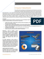 Synchronization For High Frequency Trading Networks A