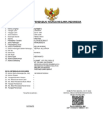 Biodata Penduduk Warga Negara Indonesia