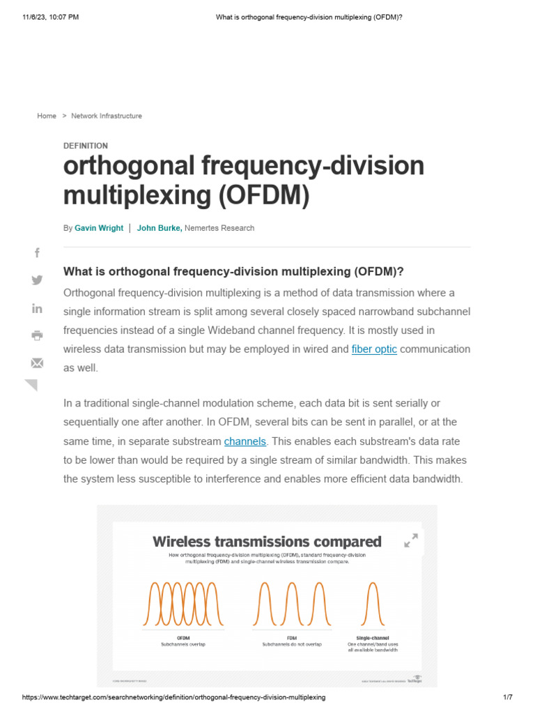 Understanding OFDM for Networking Pros | PDF | Orthogonal Frequency ...