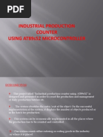 Industrial Production Counter Using At89S52 Microcontroller