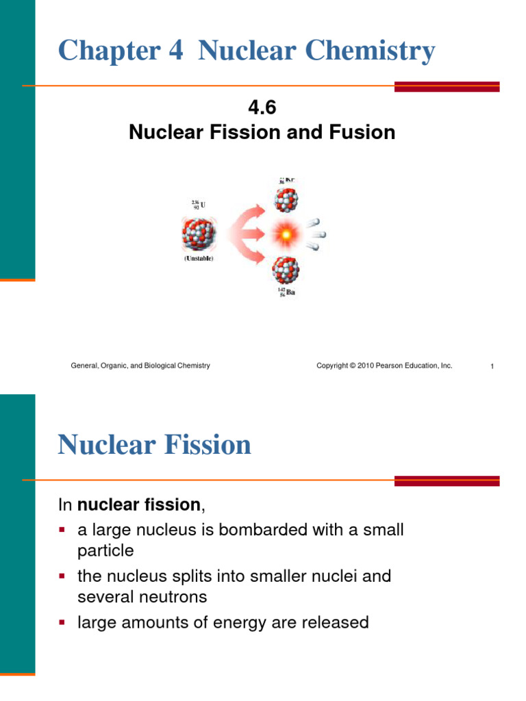 4.6 Nuclear Fission and Fusion | PDF | Nuclear Fission | Nuclear Fusion