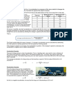 Acceleration - Answers