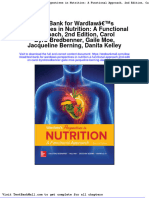 Test Bank For Wardlaws Perspectives in Nutrition A Functional Approach 2nd Edition Carol Byrd Bredbenner Gaile Moe Jacqueline Berning Danita Kelley 99