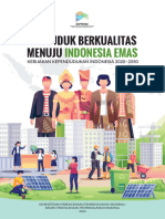 Buku Penduduk Berkualitas Menuju Indonesia Emas 310522