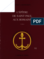 L'Epître de Saint Paul Aux Romains by Franz Jehan Leenhardt