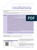 Prevalence and Outcomes of Sudden Cardiac Arrest in A University Hospital in The Western Region Saudi Arabia