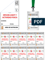 Carnet Opcion Light y Actividad Fisica