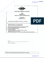 2022 P4 Science Semestral Assessment 2 Nanyang