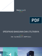 Bahan Ajar Spesifikasi Bangunan Dan Utilitasnya